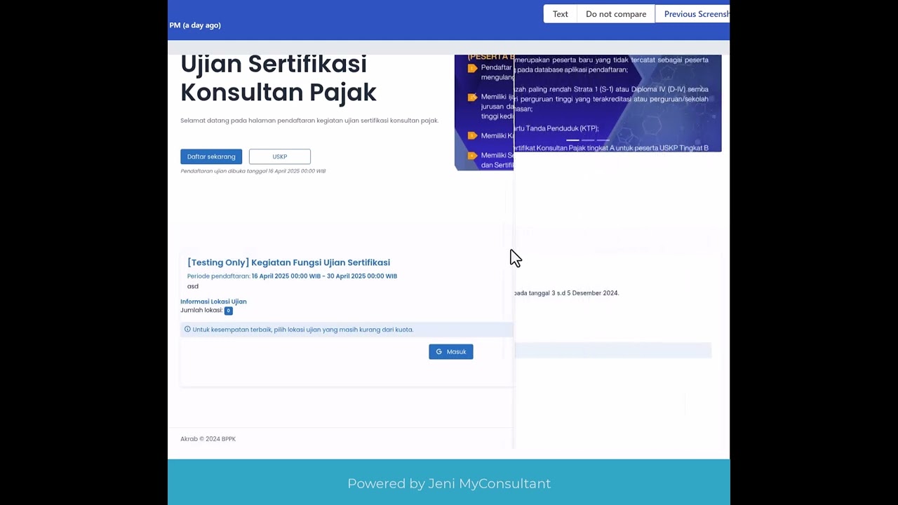 USKP 2025 Sebentar Lagi