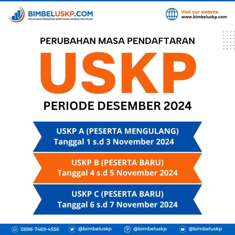 perubahan masa pendaftaran USKP periode ke-3 (Desember) 2024